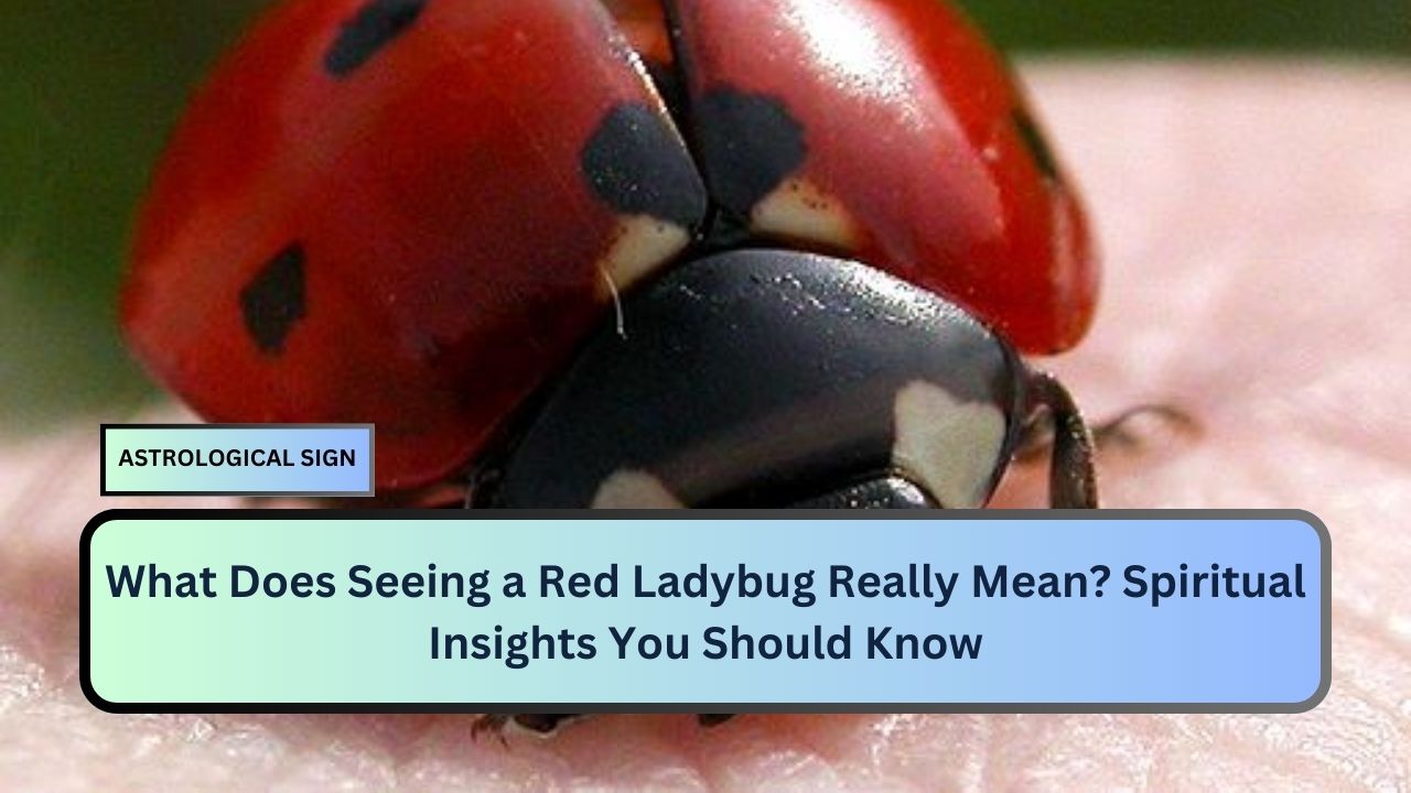 Red Ladybug Really Mean