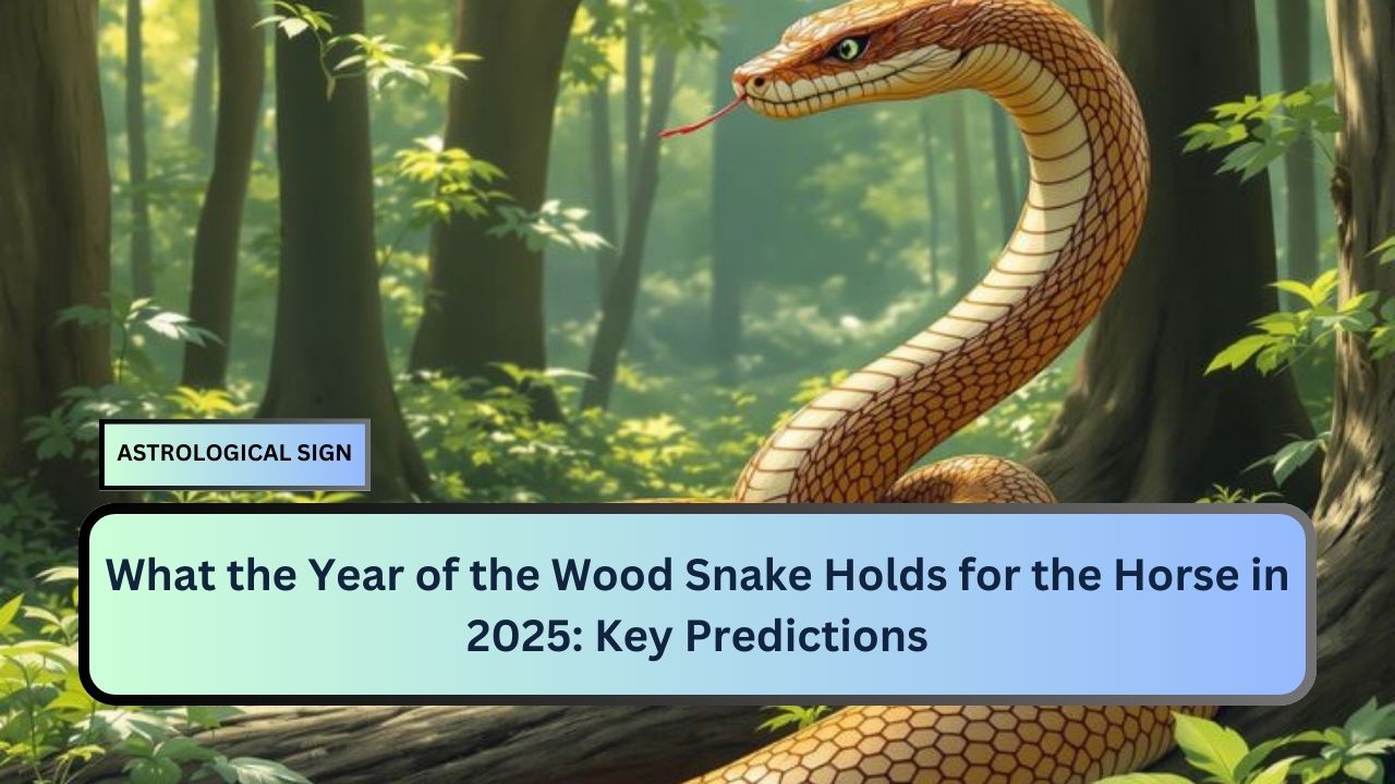 Wood Snake Holds for the Horse in 2025