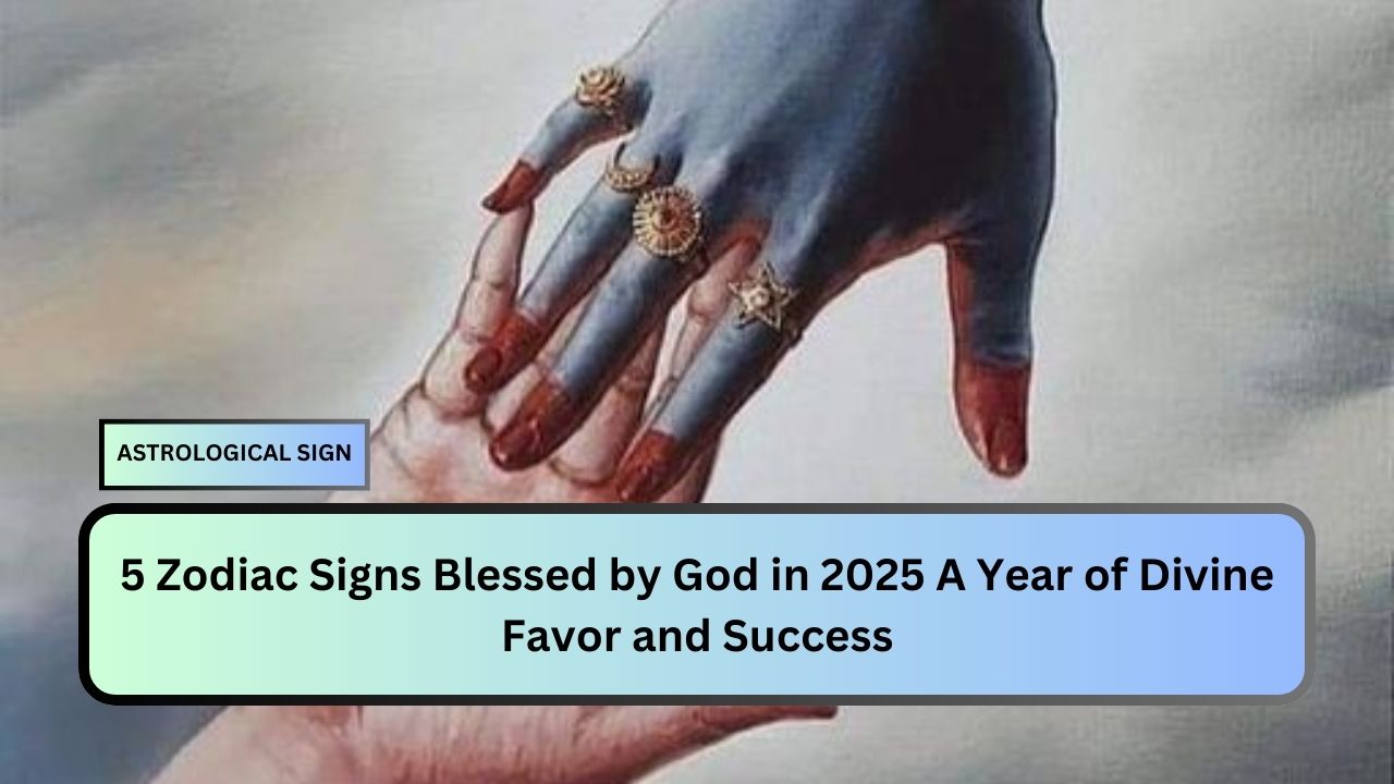 5 Zodiac Signs Blessed by God in 2025