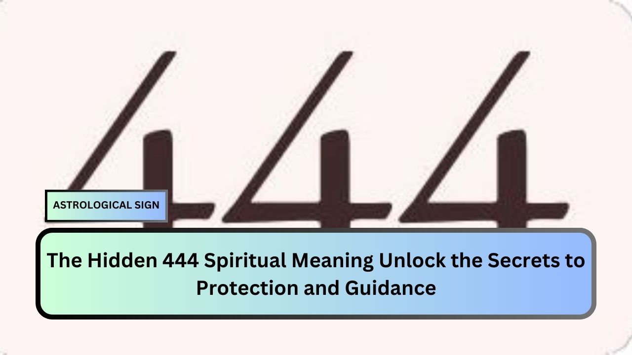 444 Spiritual Meaning